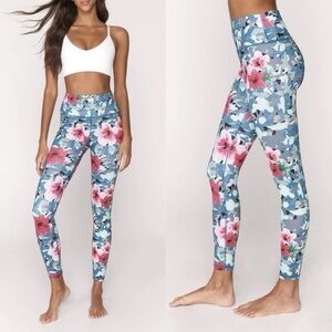 Spiritual Gangster Tropical Camo Floral Essential High Waist Colorful Leggings